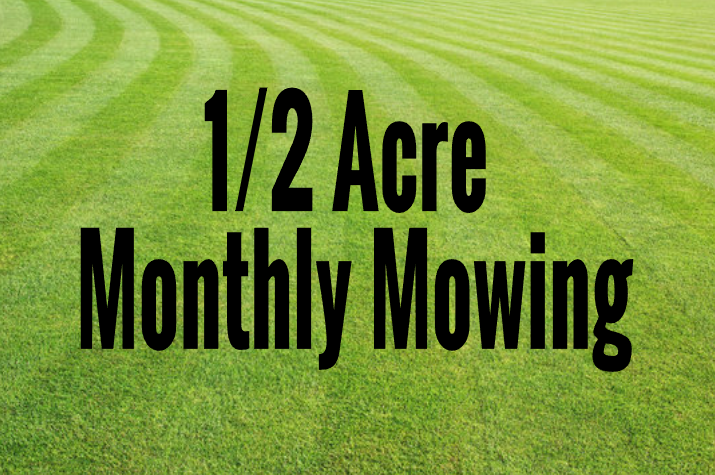 WEEKLY - Mowing Contract - (For 1/2 Acre Lot)