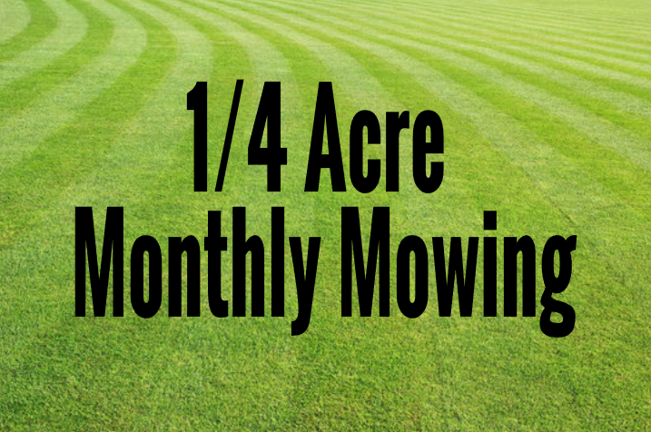 WEEKLY - Mowing Contract (For a 1/4 Acre Lot)
