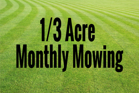 WEEKLY - Mowing Contract - (For 1/3 Acre Lot)