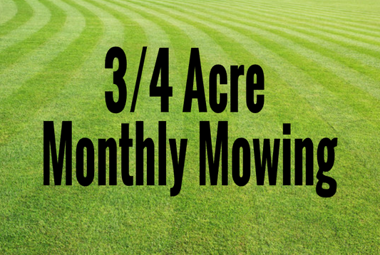 WEEKLY - Mowing Contract (For 3/4 Acre Lot)